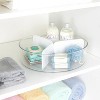 LunaLulinlk Clear Lazy Susan Turntable with Removable Dividers - 4 of 4