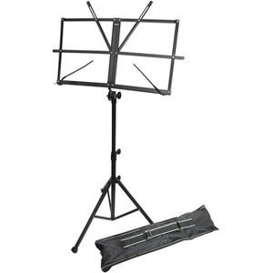 RockJam Portable Music Stand with Carrying Bag  Folding Sheet Music Stand with Adjustable Height & Angle - 1 of 3