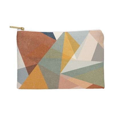 Little Arrow Design Co Modern Triangle Mosaic Multi Pouch Large