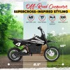 Razor High Torque Electric Motocross Dirt Bike with Large Pneumatic Tires for Uphill and Off Road Conditions, Black - 3 of 4