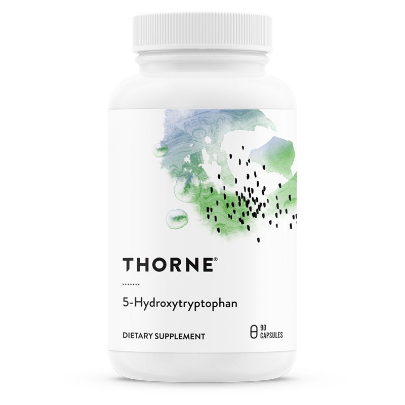 Thorne 5-Hydroxytryptophan (5-HTP) - Serotonin Support for Sleep and Stress Management - 90 Capsules, 1 of 11