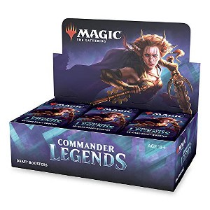 Magic The Gathering Magic: The Gathering Commander Legends Draft Booster Box | 24 Booster Packs (480 Cards) | 2 Legends Per Pack | Factory Sealed - 1 of 4