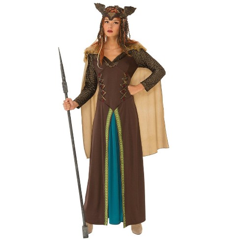 Halloweeen Club Costume Superstore. Ms. Viking Warrior Adult Womens Costume  Plus Size