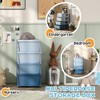 Racxily 3/4 Tier Kids Storage Unit, 3/6/9 Drawer Chest Toy Organizer Plastic Bins for Kids Bedroom Nursery Kindergarten - 4 of 4