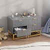 2/3/4/5/6/7 Drawer Dresser for Bedroom, Large Dresser with Metal Legs, Modern Chest Organizer with Wide Storage, for Living Room, Entryway, Hallway - 4 of 4