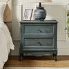 Galatea 24" Tall 2 - Drawer Nightstand with Two Drawers  and Charging Station| KARAT HOME - 2 of 4