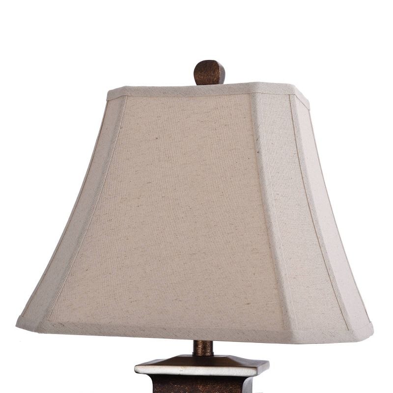 Austin Table Lamp with Gold Leaf Finish Bronze/Cream - StyleCraft, 5 of 8