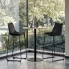 Dovelina 29" Modern PU Leather Barstool Counter Stool Set of 2 - 3 of 4