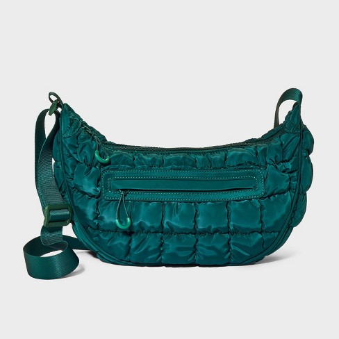 Dark cheapest green Crossbody bag