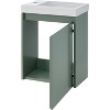 16" Bathroom Vanity with Sink Combo, Modern Bathroom Vanity Cabinet with Soft-close Doors, Wall Mounted Bathroom Cabinet Set Floating Vanity Sink - 4 of 4