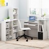 Furinno 5-Cube Reversible Bookcase Open Shelf Dispaly Rack Horizontal Vertical,White - 4 of 4