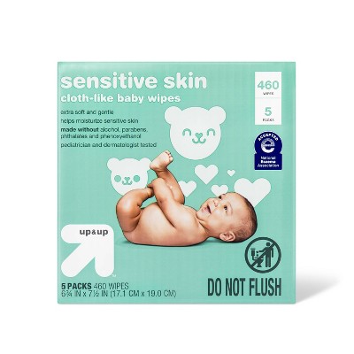Sensitive Skin Baby Wipes - 5pk/460ct Total - up & up™