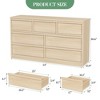 Acekool TV Stand and Dresser, Modern Storage Organizer for Bedroom, Large Wood Tabletop - 3 of 4