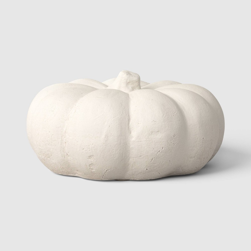 4.75” Rustic Ceramic Fall Pumpkin Round - Threshold™