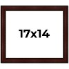 PosterPalooza | Distressed Brown Picture Frame - UV Acrylic, Backing Board, Hanging Hardware Included - 2 of 4