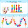 Etokfoks Montessori Wooden Beads Sequencing Toy Set 36 Piece Stacking Blocks Lacing Beads Matching Shape Stacker for Kids Ages 2 to 5 - 4 of 4