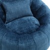 CAVINAS Chenille Bean Bag Chair with Ottoman,Lounge Chair Indoor with Pillow,Gaming Bean Bag Chairs for Adults,Bean Bag Couch for Living Room - 4 of 4