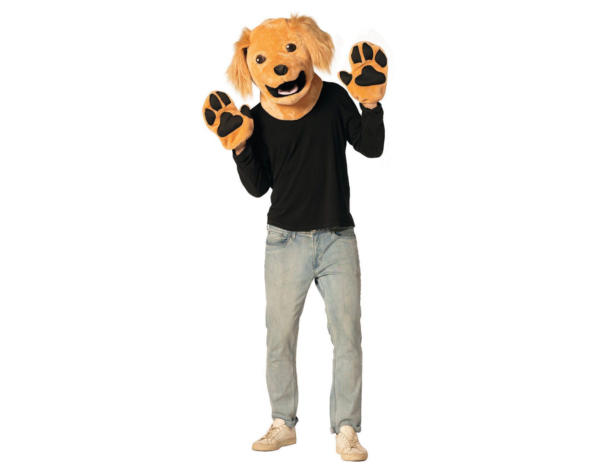 Imposta Costumes Dog Mask Head with Paws Costume Accessories Set Brown