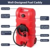 Fuel Caddy, 15 Gallon Tank - Heavy-Duty HDPE Fuel Storage with Leak-Proof Valves, Portable Wheels & High-Efficiency Siphon Pump - 4 of 4