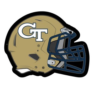Evergreen Ultra-Thin Edgelight LED Wall Decor, Helmet, Georgia Tech- 19.5 x 15 Inches Made In USA - 1 of 4