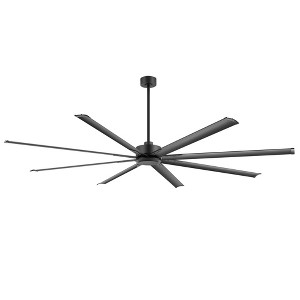 Airsurfer 96-Inch Large Black Ceiling Fans with Remote No Light - 1 of 4
