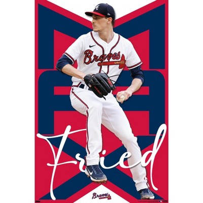 Trends International MLB Atlanta Braves - Max Fried 23 Framed Wall Poster  Prints