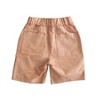 Kids' Organic Pull-on Shorts Orange Chambray - Jackalo - 2 of 4