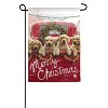 Evergreen Flag Red Truck with Puppies Garden Suede Flag - 2 of 2