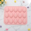 Unique Bargains Candy Making Moulds 15-Cavity Easter Egg Candy Mould Hand Wash 6.42"x5.16"x0.55" 1 Pc - 2 of 4