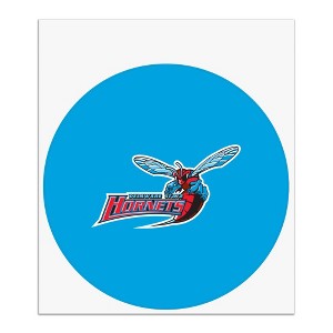 Delaware State University Primary Logo Automotive Car Window Locker Circle Bumper Sticker - 1 of 4
