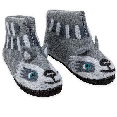 raccoon slippers