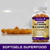 Mulittea Vitamin B Complex Capsules - B12,B2,B6,Vitamin C & Folic Acid,Reduce Stress,Immune & Energy Support,120ct - 4 of 4