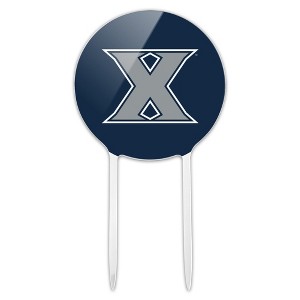 Xavier University Logo Acrylic Cake Topper Party Decoration for Wedding Anniversary Birthday Graduation - 1 of 4