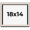 PosterPalooza | Minimalist Shadow Box Silver Picture Frame - UV Acrylic, Backing Board, Hanging Hardware - 2 of 4