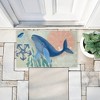 Stupell Industries Sealife Classic Whale Printed Outdoor Door Mat, design by Darlene Seale, 18"x30" - 3 of 4