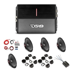 DS18 ION1600.4D + PRO-NS8.4 4-Speaker Shallow 8in System : Target