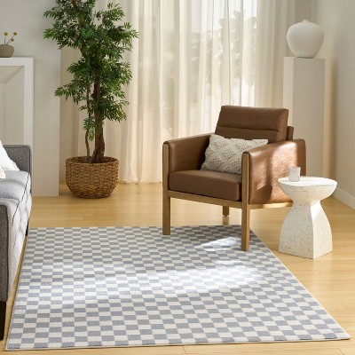 Nourison Serenity Home Checkered Indoor Area Rug