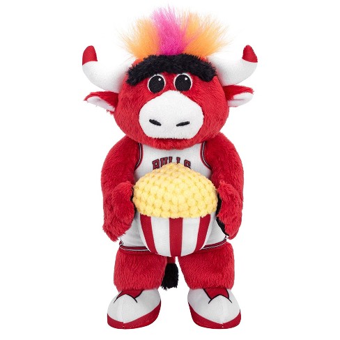 Bleacher Creatures Chicago Bulls Benny The Bull 10 Mascot Plush Figure  (popcorn) : Target