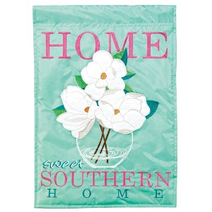 Magnolia Garden Sweet Southern Home Magnolias 29 x 42 Inch Polyester Garden Flag - 1 of 2