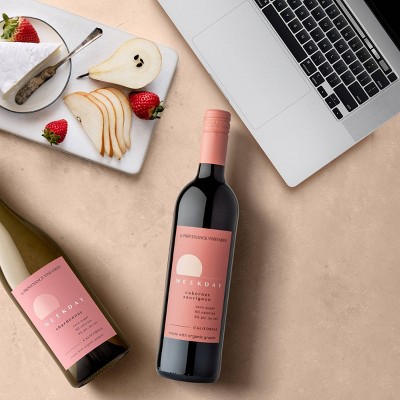 WEEKDAY Organic Cabernet Sauvignon Wine - 750ml Bottle