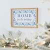 Framed Home for the Holidays Sign 15.5"L - 2 of 2