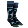 Crazy Dog T-Shirts Men's Scuba Shark Socks Funny Shark Week Scuba Dive Ocean Vacation Novelty Footwear - 2 of 4