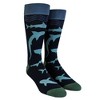 Crazy Dog T-Shirts Men's Scuba Shark Socks Funny Shark Week Scuba Dive Ocean Vacation Novelty Footwear - image 2 of 4