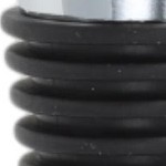 silver tone, white, black