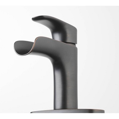 Capri Waterfall Single-Handle Bathroom Faucet in Oil-Rubbed Bronze