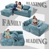 CAVINAS Modern Modular L-Shaped Sofa with Chaise Longue, 98.42-inch Loveseat Sofa with Small Side Pockets, Couches for Living Room - 2 of 4