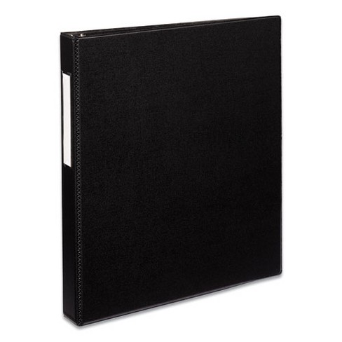 Avery Durable Non-View Binder with DuraHinge and EZD Rings, 3 Rings, 1" Capacity, 11 x 8.5, Black, (8302) - image 1 of 4