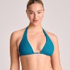 Vitamin A Women's Textured Jade Convertible Bikini Top - Blue - 3 of 4