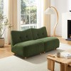 Art Leon Modern Comfortable Fabric Upholstered Accent Chair, Armless, Modular Combination - 3 of 4