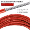 iMountek Dog Tie Out Cable Long Dog Leash Chew Proof with Durable Spring 360° Rotatable Clips PVC Case for Outside Yard Caming - 4 of 4